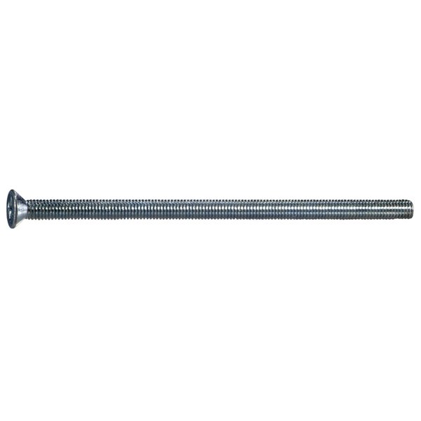 Midwest Fastener #10-32 x 4 in Phillips Flat Machine Screw, Zinc Plated Steel, 50 PK 54695